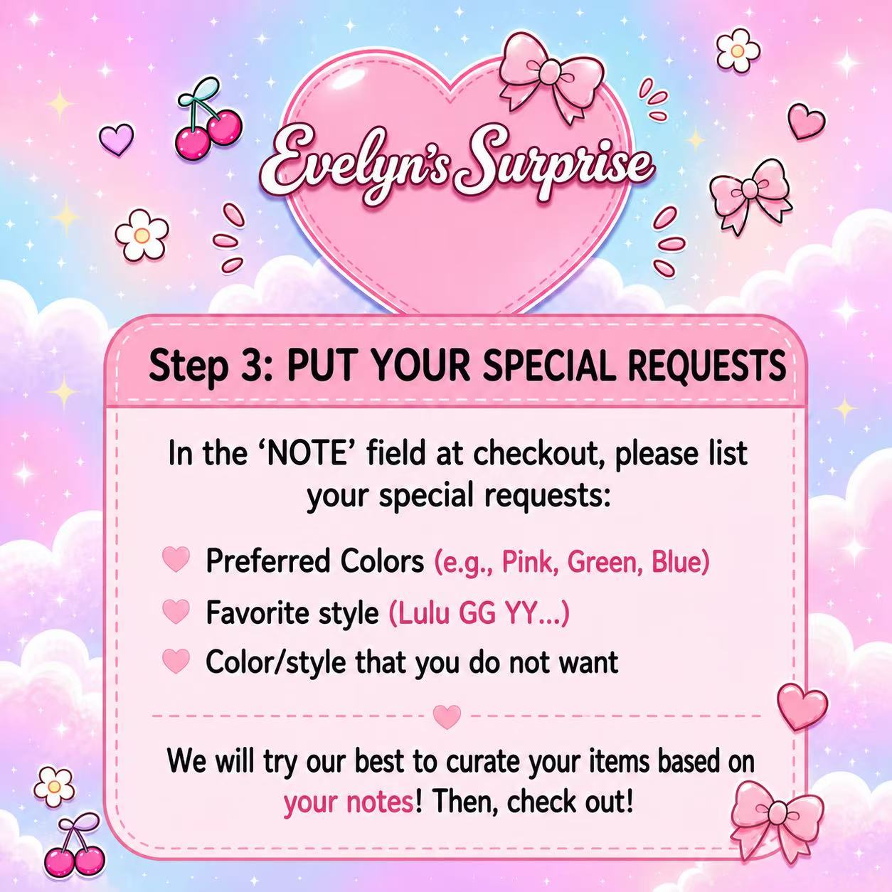 Evelyn's Surprise Bag Set Bundle